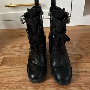 AllSaints black combat boots